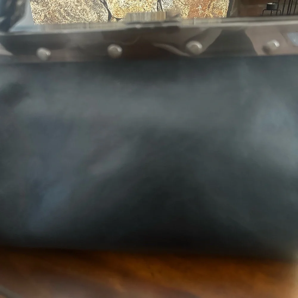 Beautiful Black Embossed Handbag by Patricia Nash - Picture 3 of 5